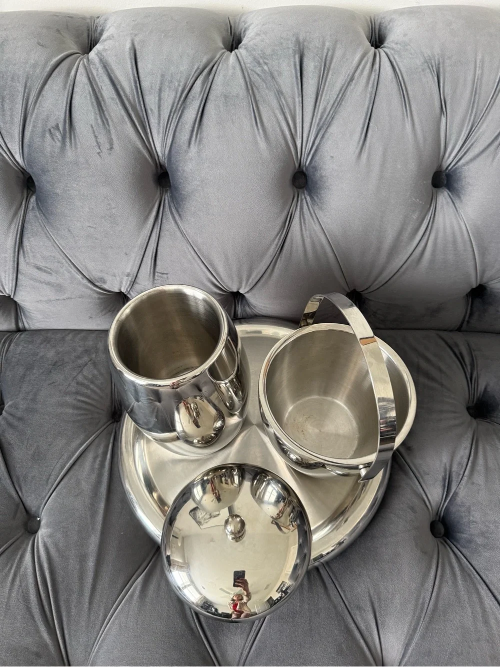 None vintage stainless